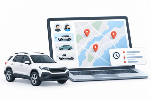 Vehicles assigned to company employees