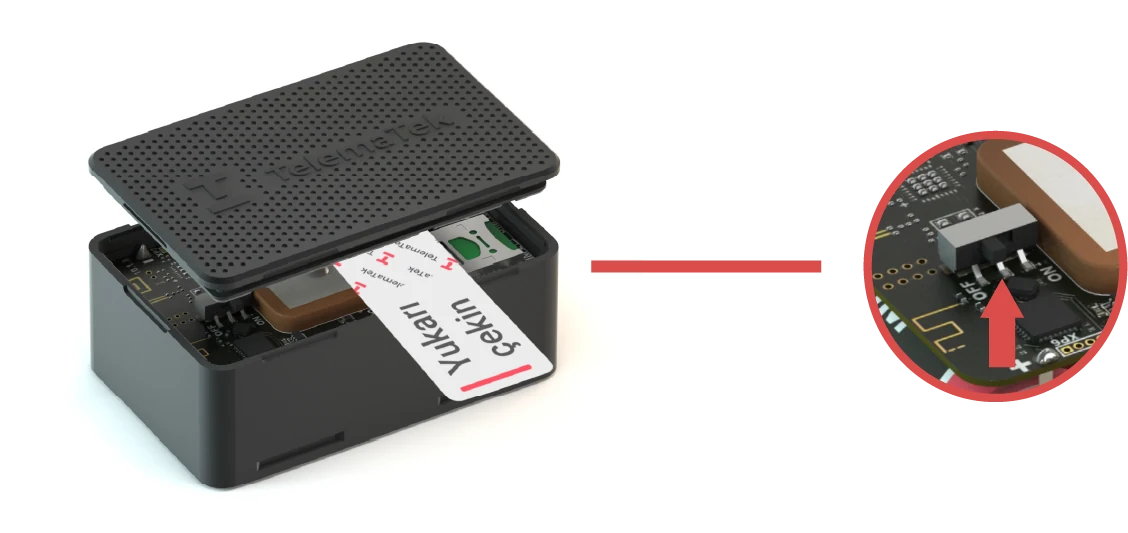 06 · Open the device cover